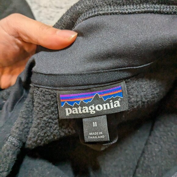 Patagonia Black Better Sweater 1/4 Zip Quarter Zip Medium Black - Picture 4 of 6
